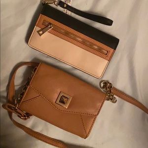 Matching ALDO wallet and crossbody bags